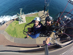 Paramotor en La Laja