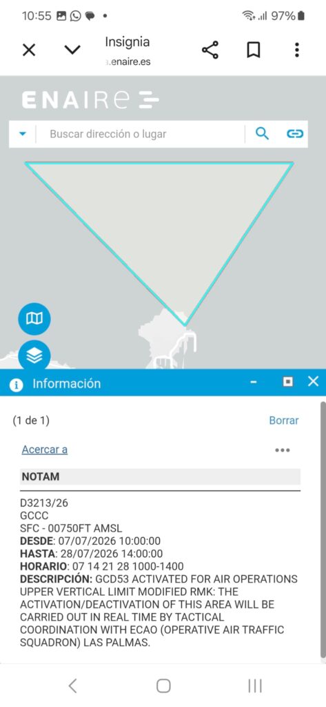 Notams para las coloradas Jukio 2026